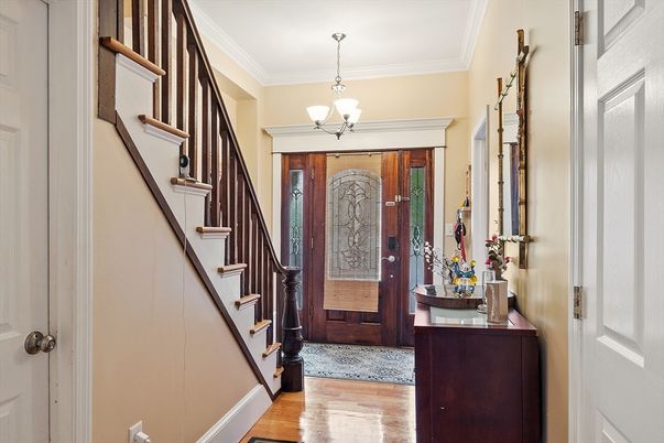 Chandelier, Interior, Wood Texture Flooring