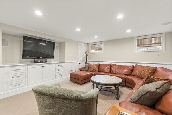 Interior, Living room, Recessed Lighting
