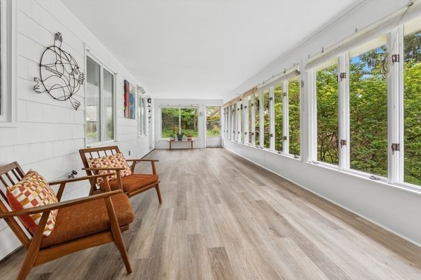 Interior, Sun Room, Wood Texture Flooring