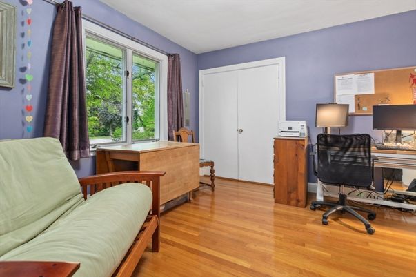 Home Office, Interior, Wood Texture Flooring