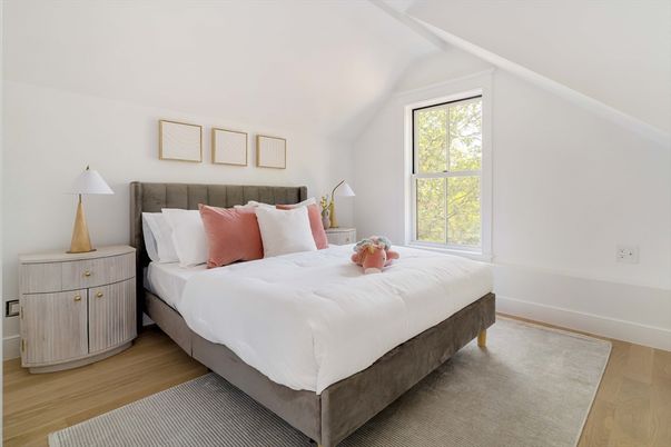 Bedroom, Interior, Wood Texture Flooring