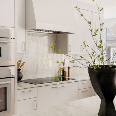 Interior, Kitchen, Marble, Marble Walls