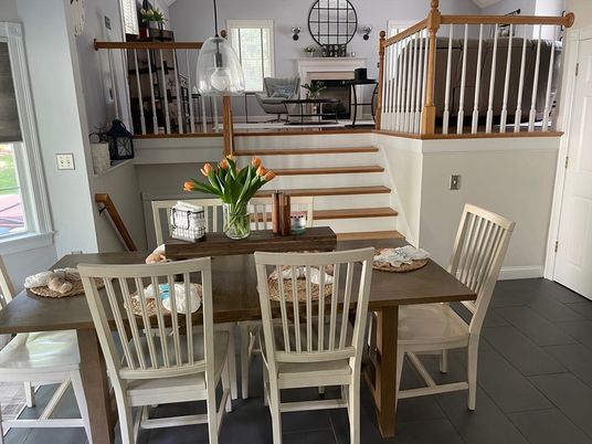 Dining room, Fireplace, Interior