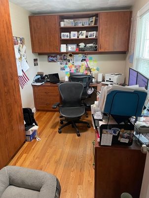 Home Office, Interior, Wood Texture Flooring