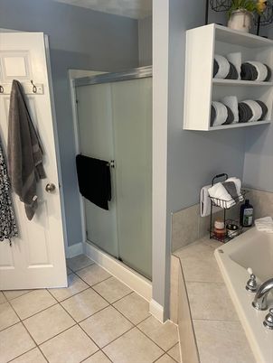 Bathroom, Glass Shower, Interior