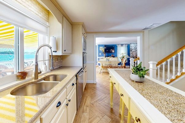 Interior, Kitchen, Water, Wood Texture Flooring
