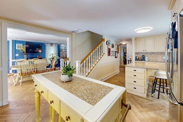 Dining room, Interior, Kitchen, Wood Texture Flooring