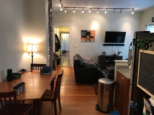 Dining room, Interior, Wood Texture Flooring