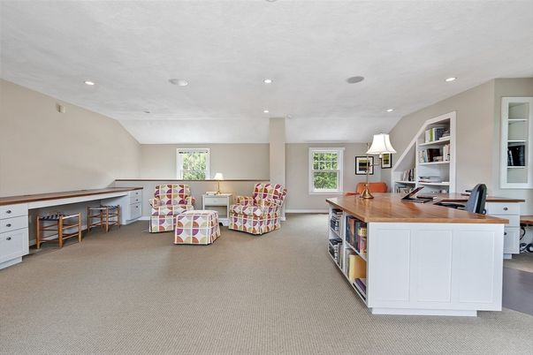 Home Office, Interior, Living room, Recessed Lighting