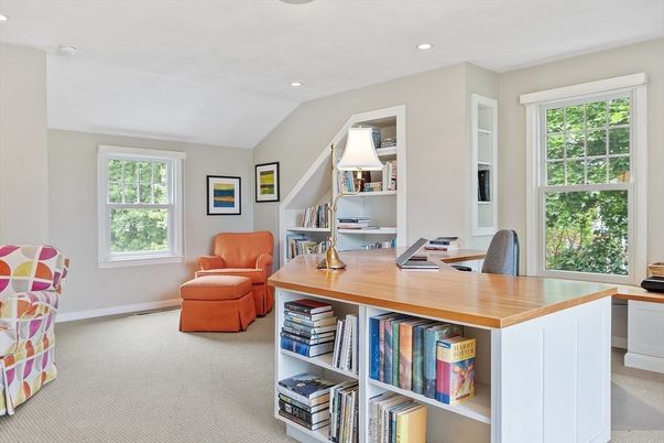 Home Office, Interior, Recessed Lighting