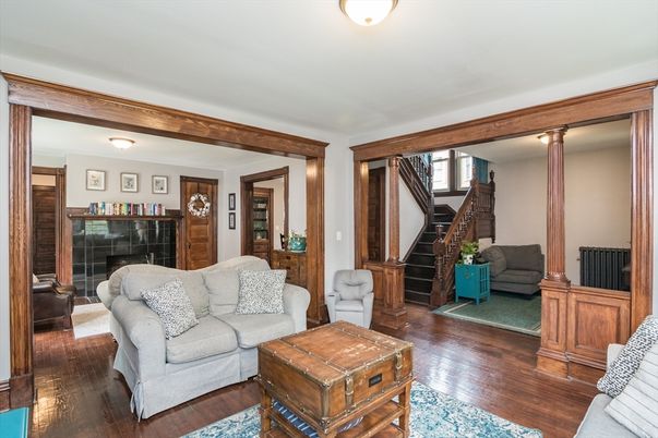 Fireplace, Interior, Living room, Wood Texture Flooring