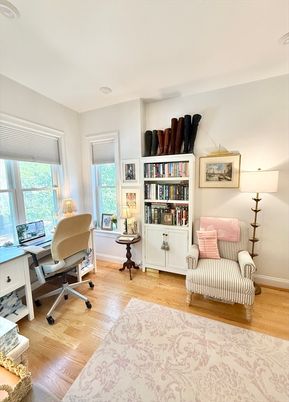 Home Office, Interior, Wood Texture Flooring