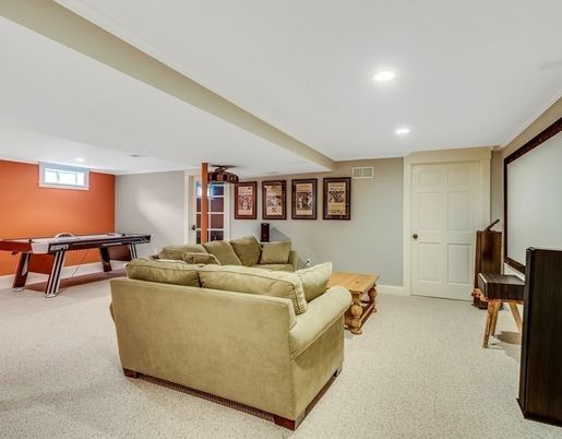 Game Room, Interior, Living room, Recessed Lighting