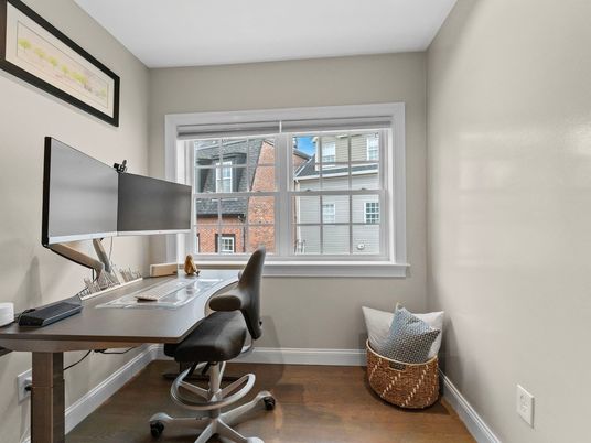 Home Office, Interior, Wood Texture Flooring