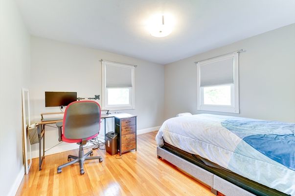 Bedroom, Home Office, Interior, Wood Texture Flooring