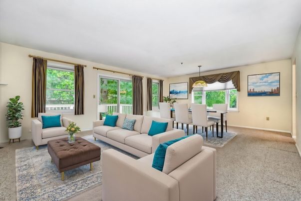 Dining room, Interior, Living room, Pendant Lights