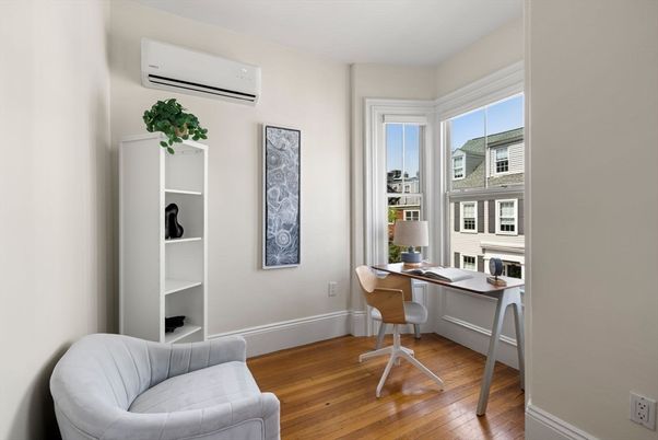 Home Office, Interior, Wood Texture Flooring