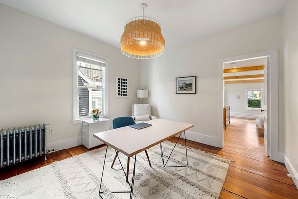 Home Office, Interior, Wood Texture Flooring
