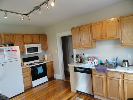 Interior, Kitchen, Wood Texture Flooring