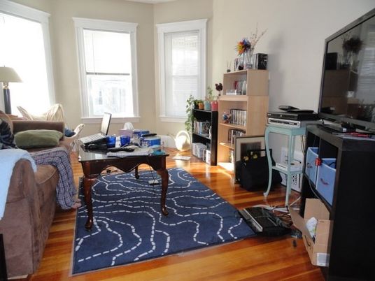 Home Office, Interior, Wood Texture Flooring