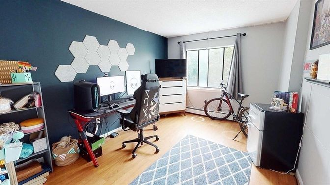 Home Office, Interior, Wood Texture Flooring