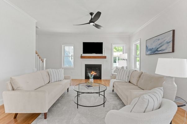 Fireplace, Interior, Living room, Wood Texture Flooring