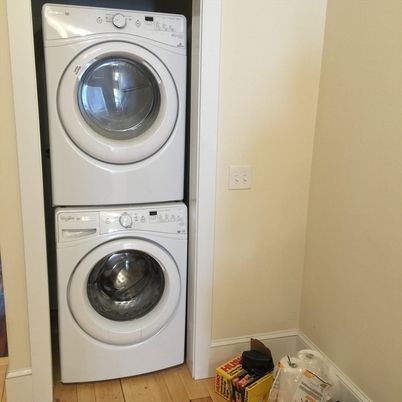 Interior, Utility Closets, Washer, Wood Texture Flooring