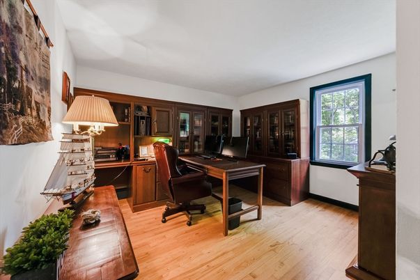 Home Office, Interior, Wood Texture Flooring
