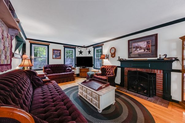 Fireplace, Interior, Living room, Wood Texture Flooring