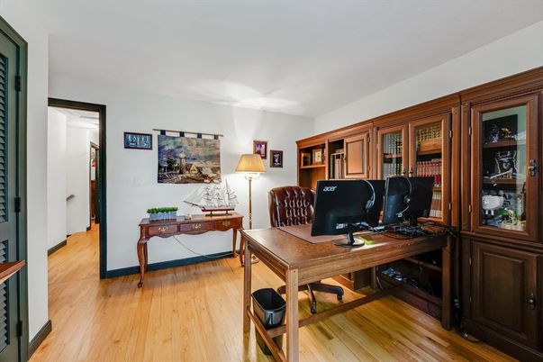 Home Office, Interior, Wood Texture Flooring