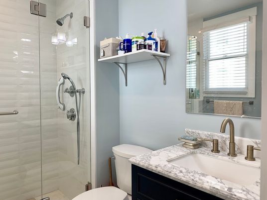Bathroom, Glass Shower, Interior