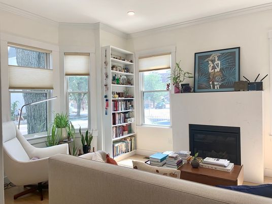Fireplace, Interior, Living room, Recessed Lighting