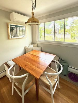 Dining room, Interior, Wood Texture Flooring