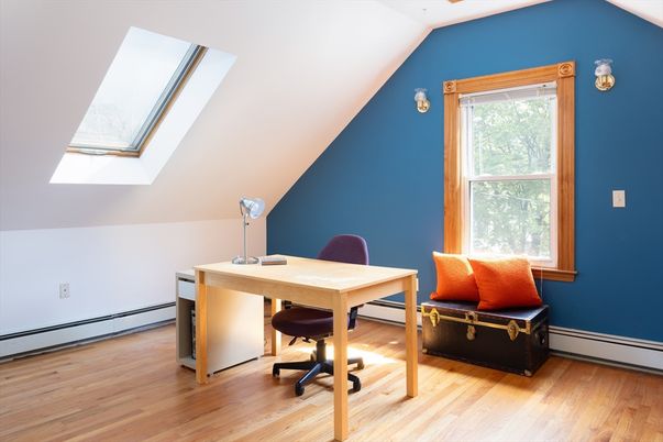 Home Office, Interior, Wood Texture Flooring