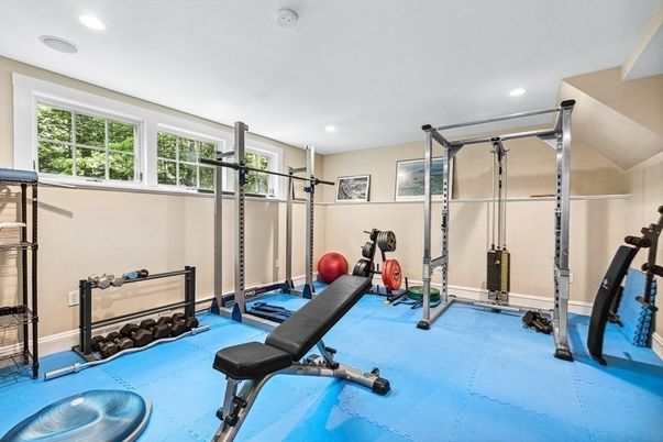Fitness Equipment, Interior, Recessed Lighting