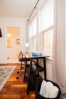 Home Office, Interior, Wood Texture Flooring