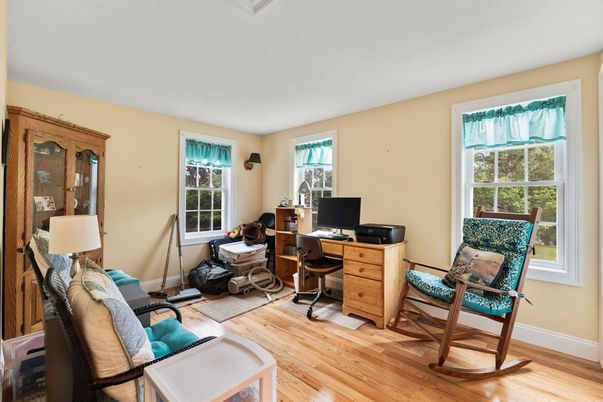 Home Office, Interior, Wood Texture Flooring