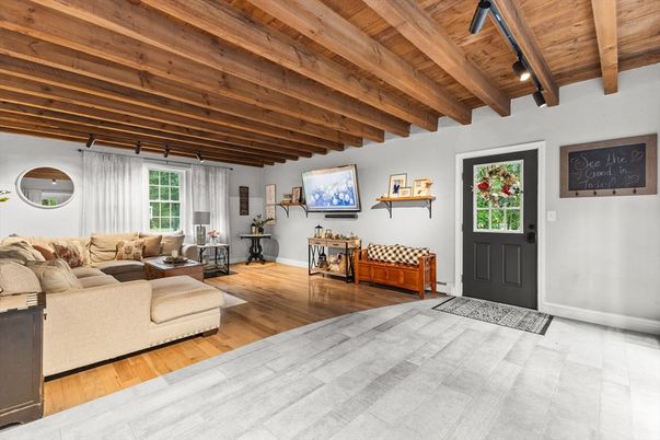 Interior, Living room, Wooden Beams, Wooden Ceilings, Wood Texture Flooring