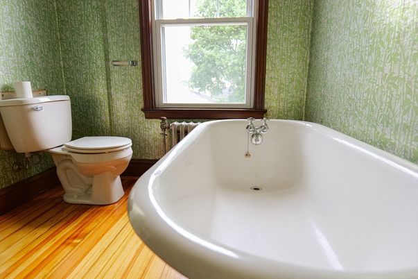 Bathroom, Interior, Wood Texture Flooring