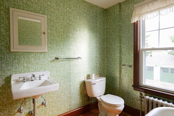 Bathroom, Interior, Wood Texture Flooring
