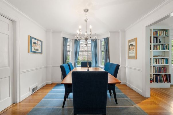 Chandelier, Dining room, Interior, Pendant Lights, Wood Texture Flooring