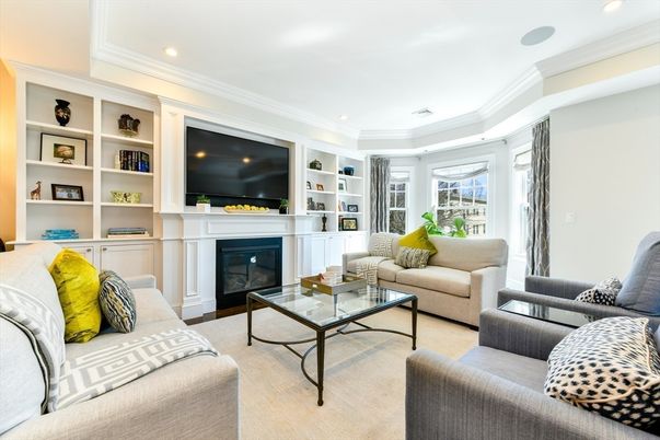 Fireplace, Interior, Living room, Recessed Lighting