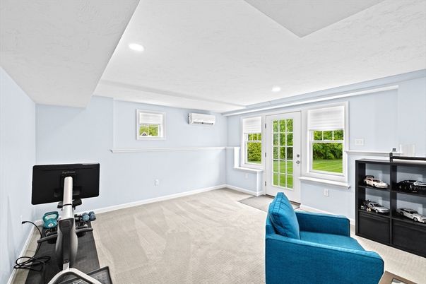 Interior, Living room, Recessed Lighting