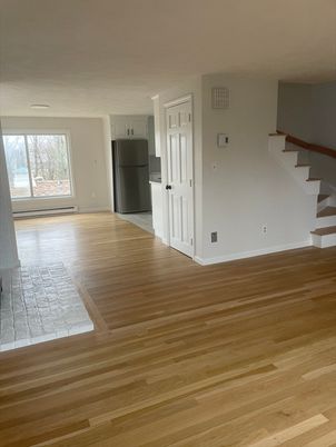 Empty room, Interior, Kitchen, Wood Texture Flooring