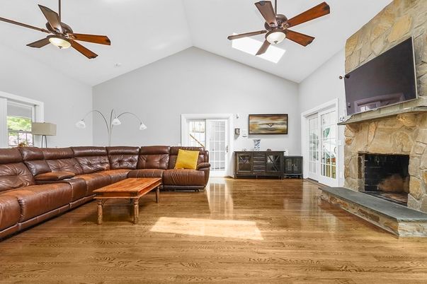 Fireplace, Interior, Living room, Wood Texture Flooring