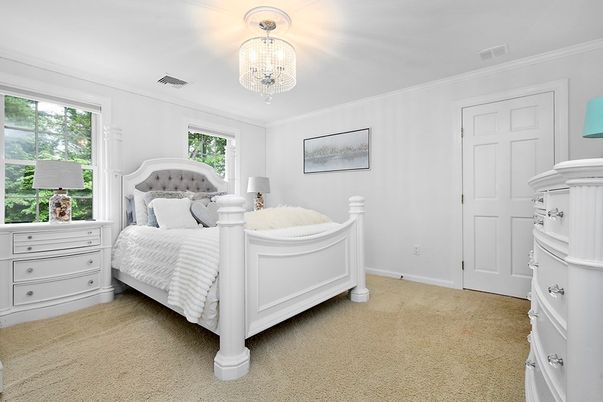 Bedroom, Chandelier, Interior
