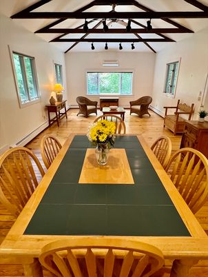 Dining room, Interior, Wooden Beams, Wood Texture Flooring