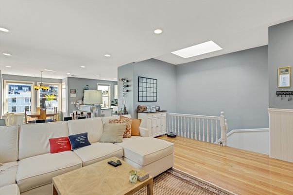 Dining room, Interior, Kitchen, Living room, Pendant Lights, Recessed Lighting, Wood Texture Flooring