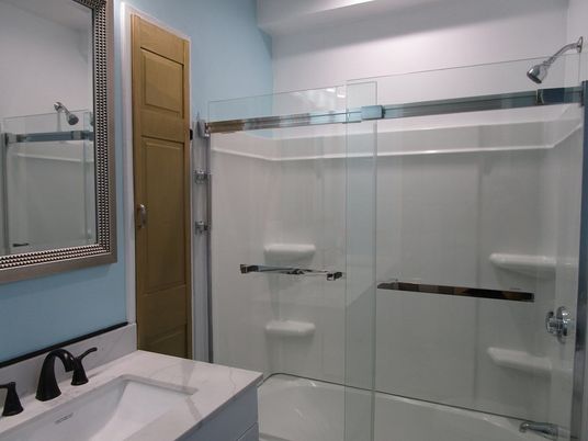 Bathroom, Glass Shower, Interior