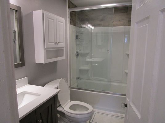 Bathroom, Glass Shower, Interior
